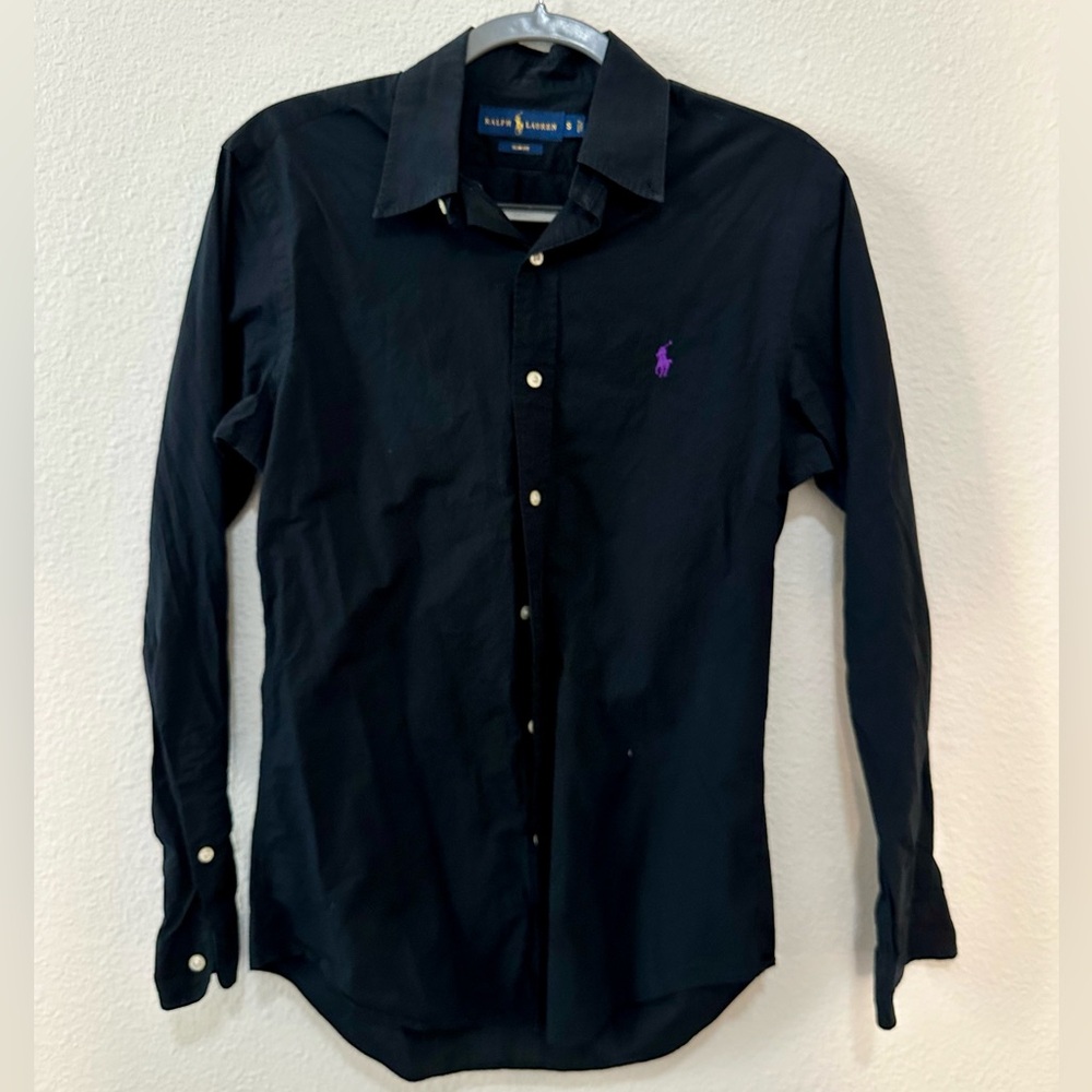 Black Long Sleeve Button Down